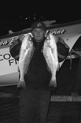 Tim Lewis caught these grunter north of Yeppoon three days before the full moon.